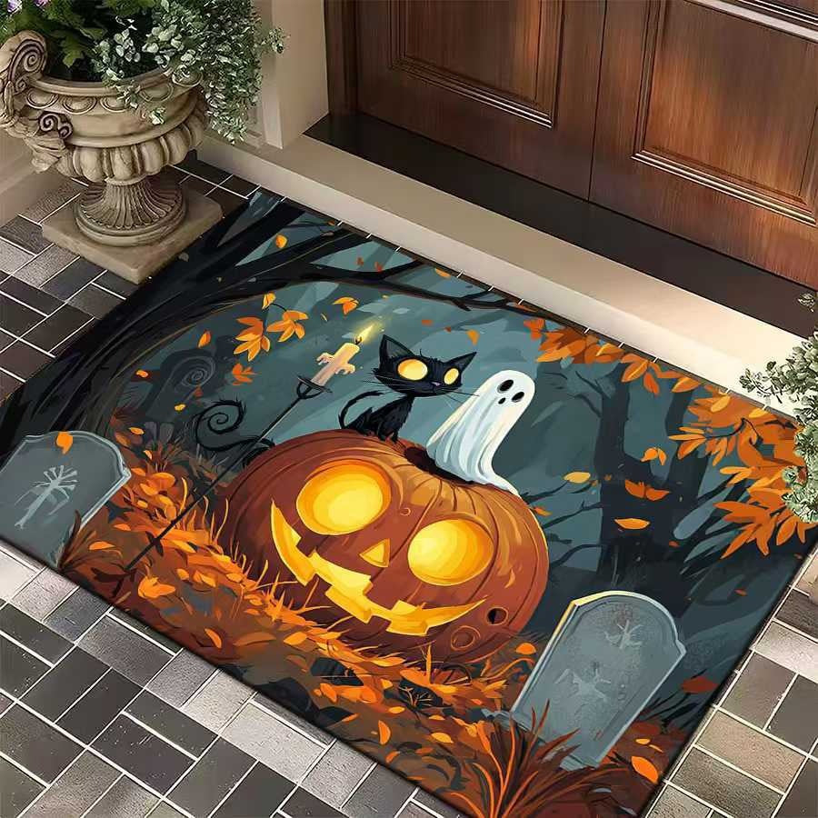 Halloween-Themed Dekorativer Eingangsteppich Karnz