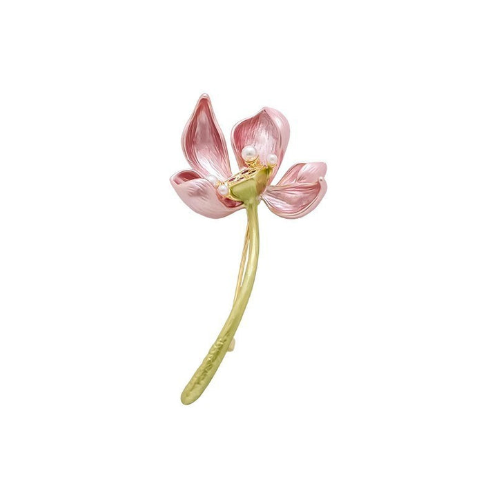 Elegante Blütenbrosche Karnz
