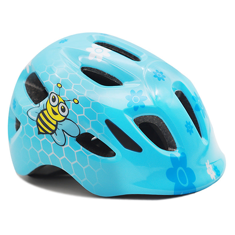 Kinder Fahrradhelm mit Buntem Bienenmotiv Karnz