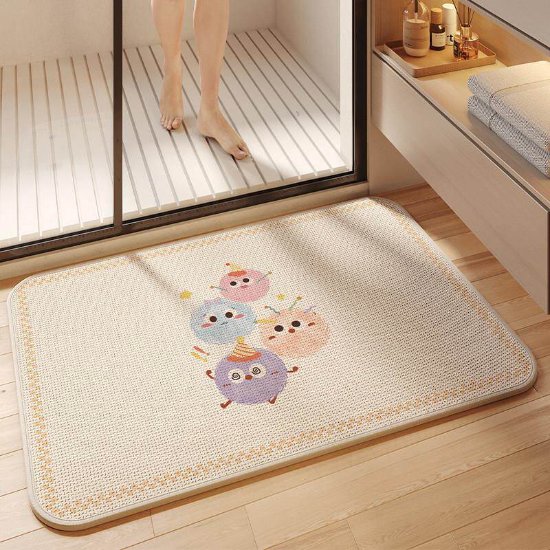 Niedlicher tierisches Non-Slip-Badevorleger für das Badezimmer