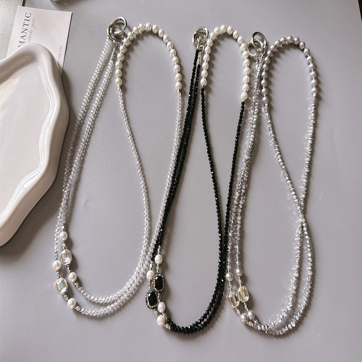 Elegante Perlen-Aussage-Halskette Karnz