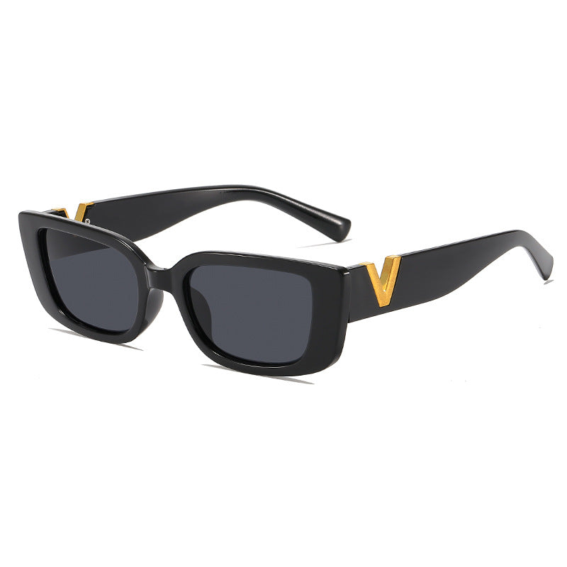 Stylische Quadratische Rahmen Sonnenbrille Karnz