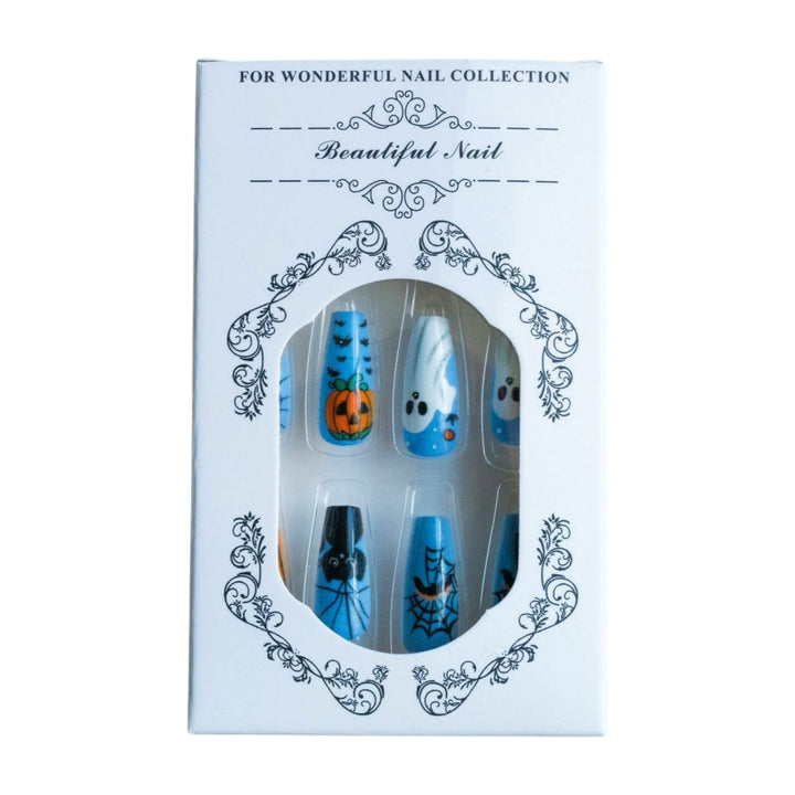 Halloween-Themen Künstlerische Press-On Nagelset Karnz