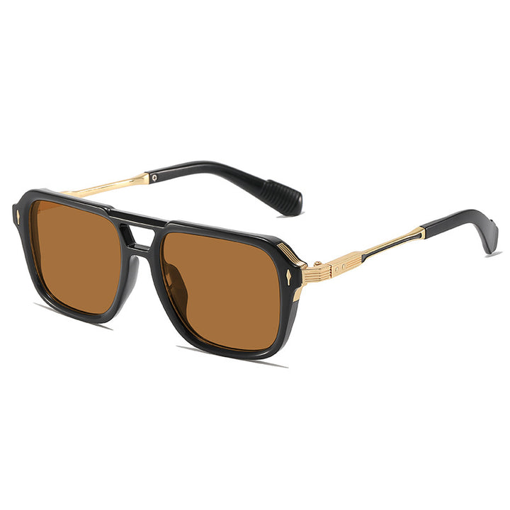Bold Geometrischer Rahmen Sonnenbrille Karnz