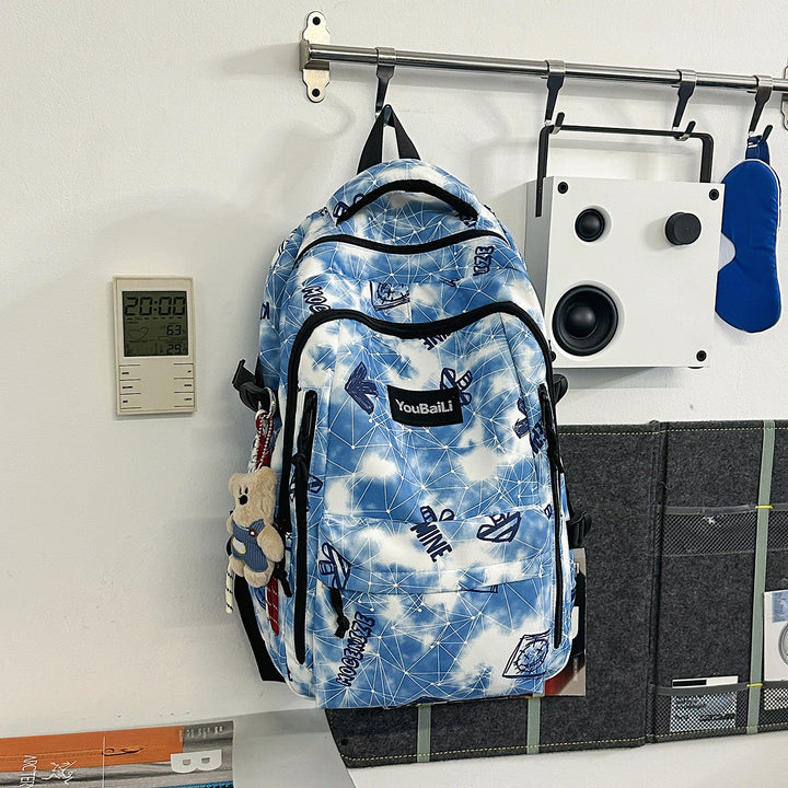 Trendiger Gemusterter Rucksack Karnz