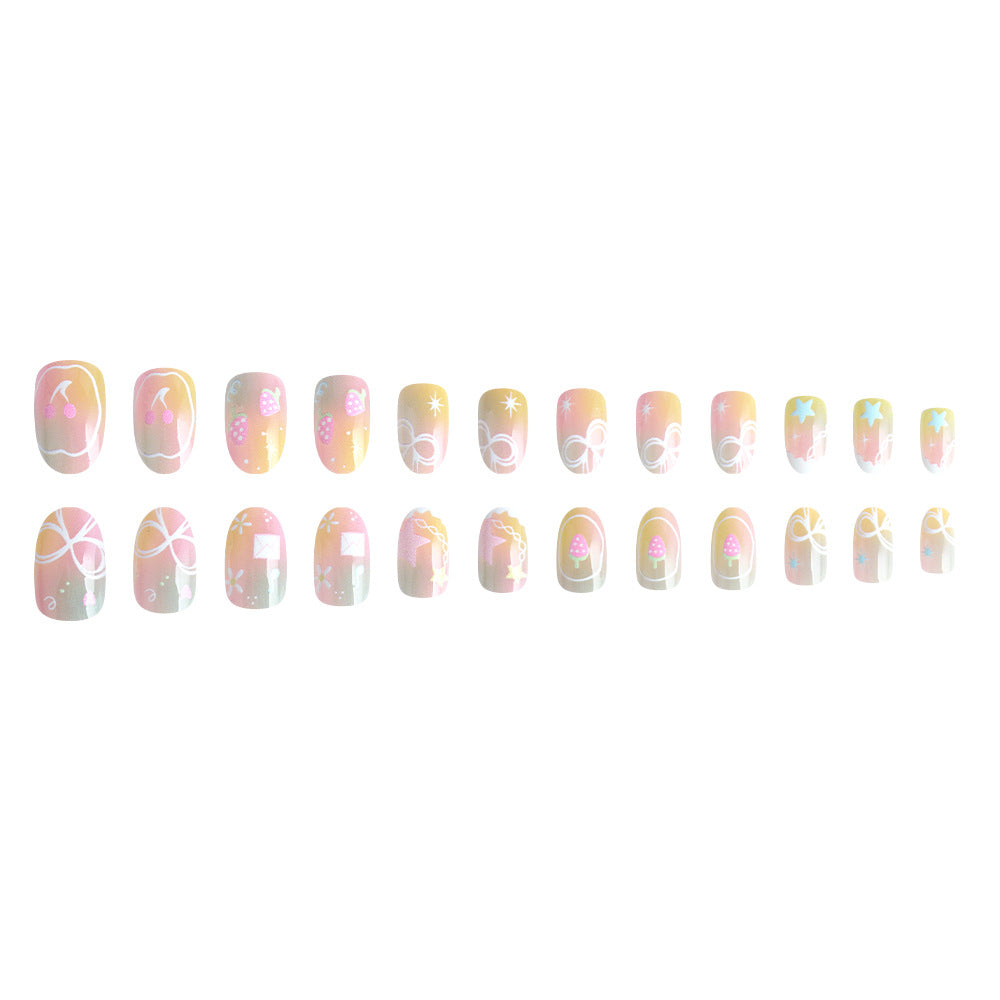 Kreative Französische Tip Nagelkunst Karnz