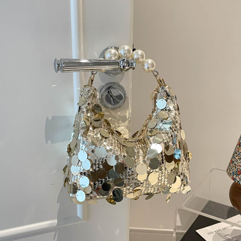 WoChic Glitzernde Abendhandtasche Karnz