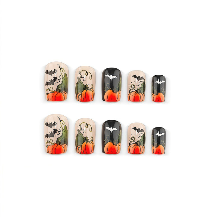 Kunstnagelset mit Halloween-Motiv Karnz