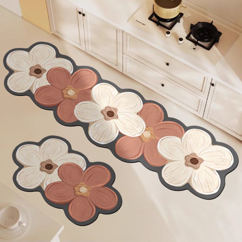 Floral Muster Dekorative Läufer Matte