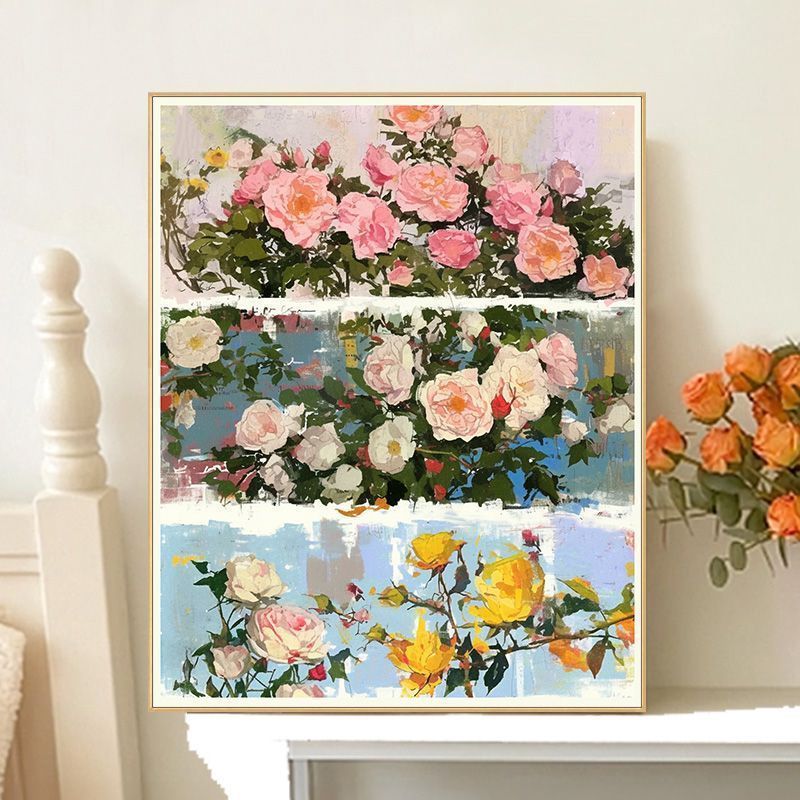 Vintage Floral Wandkunst Karnz