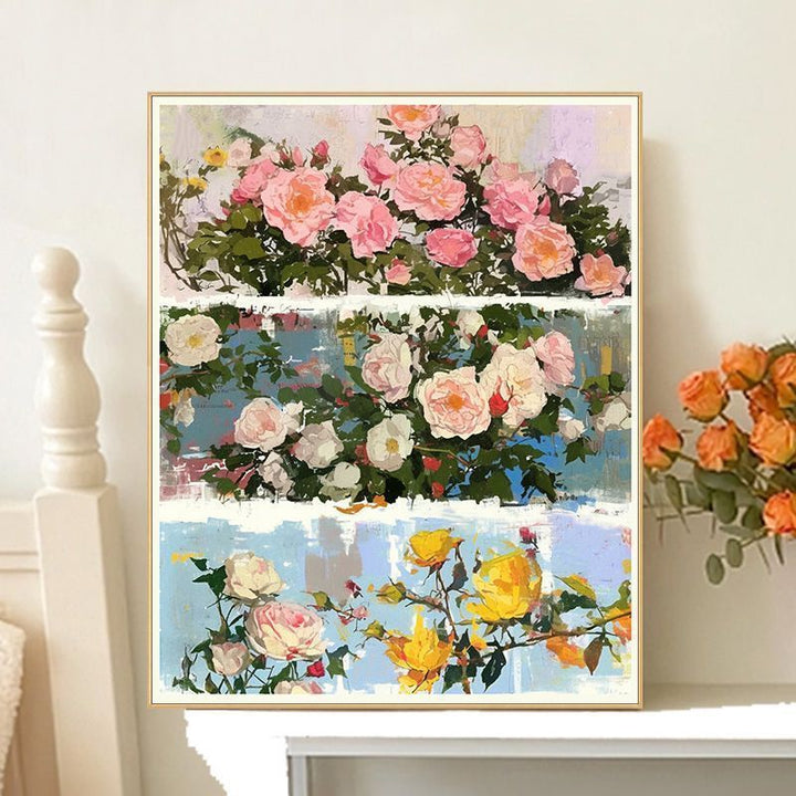Vintage Floral Wandkunst Karnz