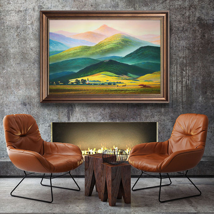 Szenisches Landschaft Kunstwerk