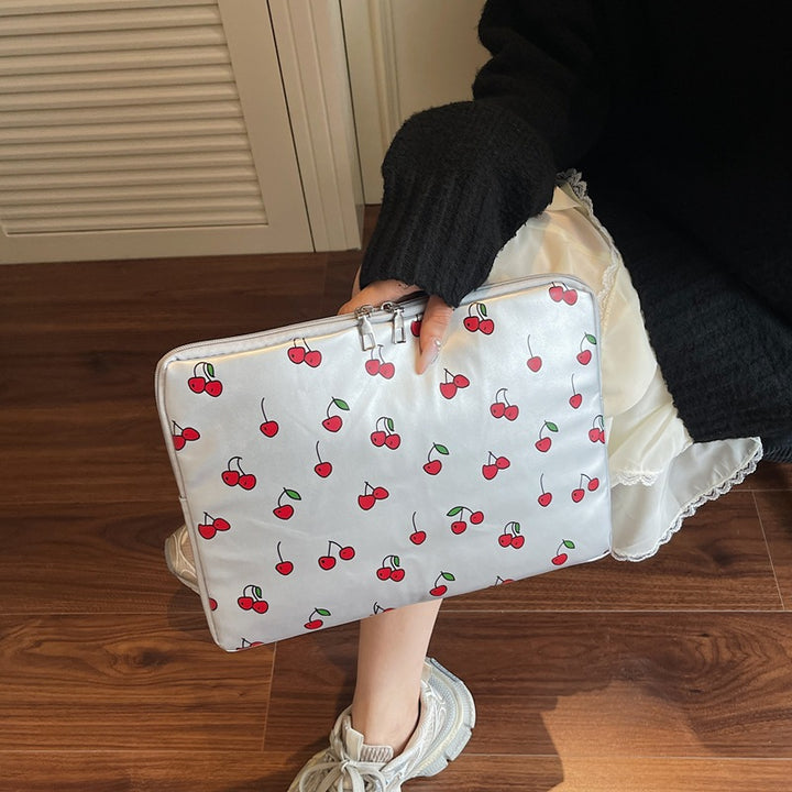 Verspielte Kirschmotiv Laptop Sleeve Karnz