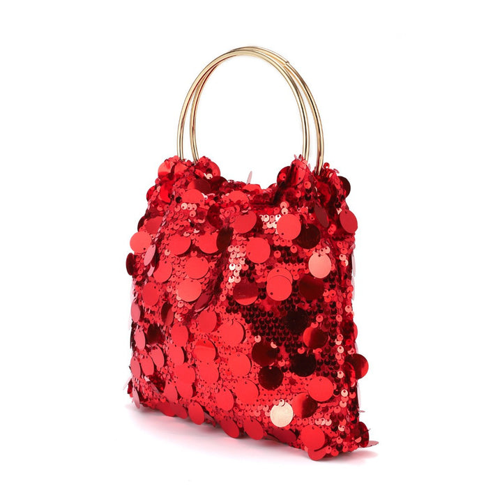 Glänzende Pailletten Abendtasche