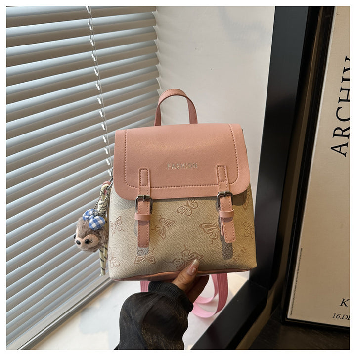 Stylische Schmetterlingsmuster Mini Rucksack Karnz