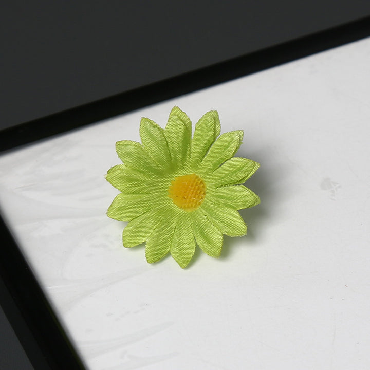 Elegante Stoff Margeritenblume Brosche für dekorativen Gebrauch