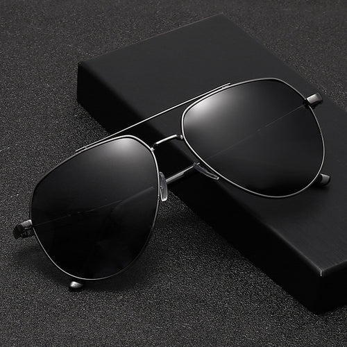 Herren elegante Piloten-Sonnenbrille Karnz