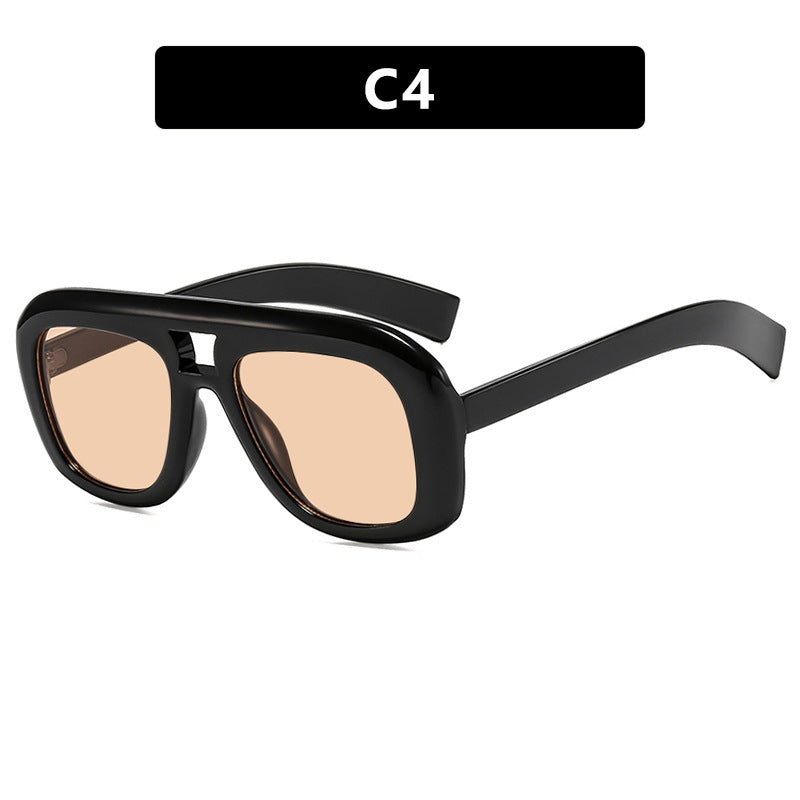 Damen markante Sonnenbrille im eleganten Stil Karnz