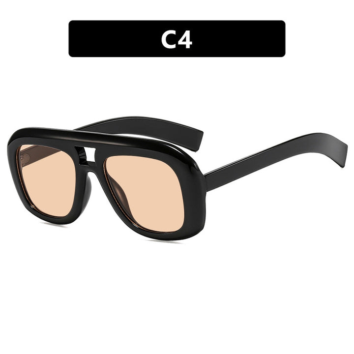 Damen markante Sonnenbrille im eleganten Stil Karnz