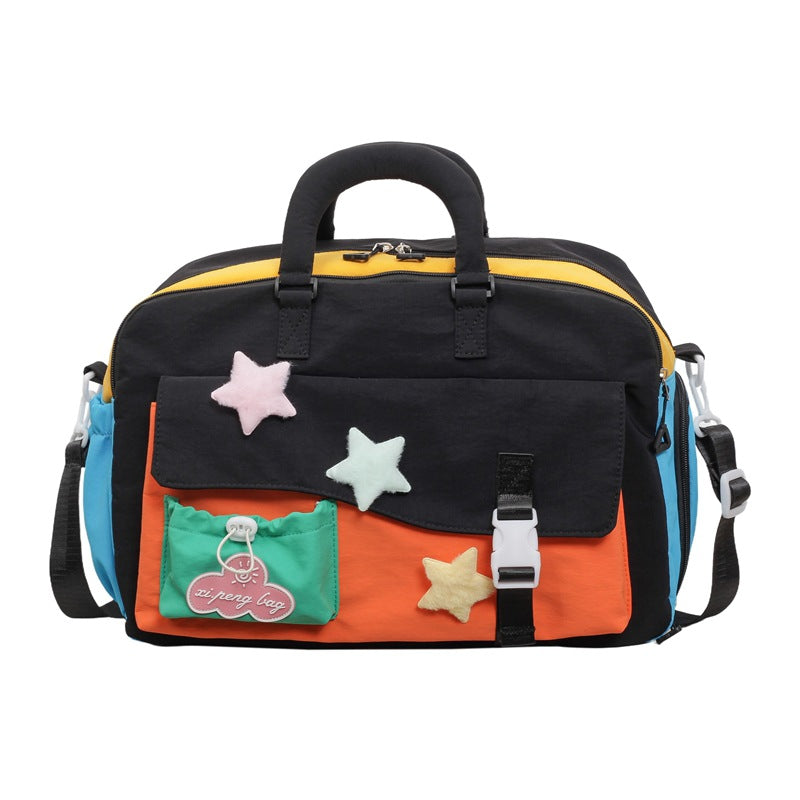 Stylische Mehrfarbige Reise-Wochenendtasche Karnz