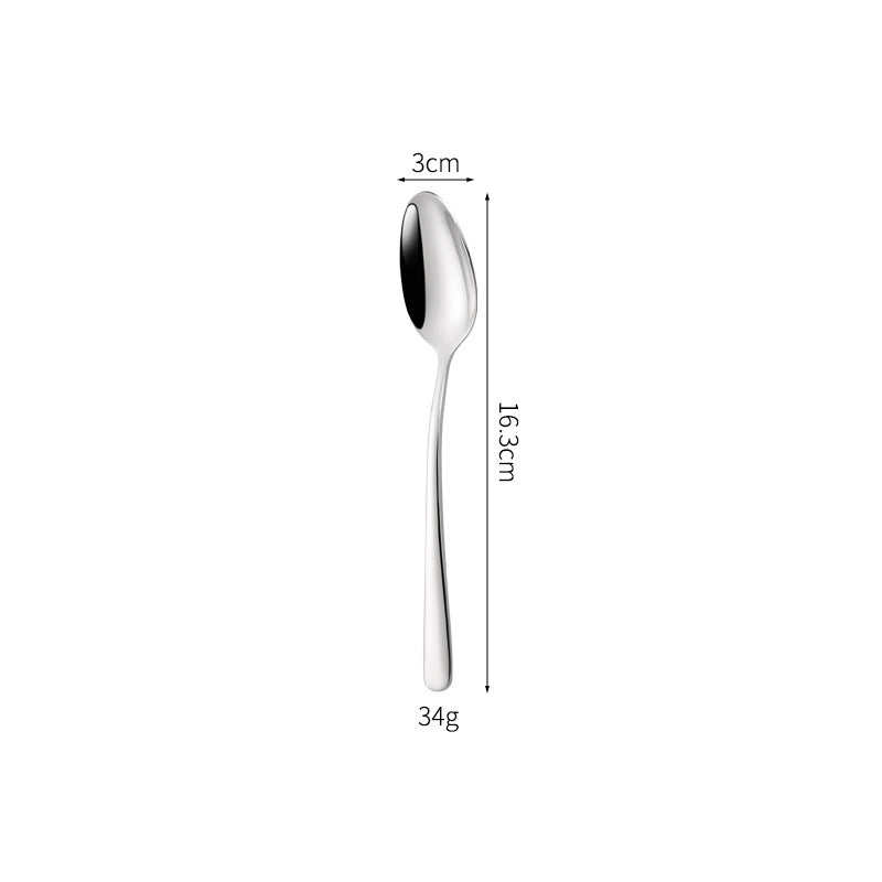 Eleganter und Ergonomischer Teelöffel mit Glänzender Oberfläche Karnz