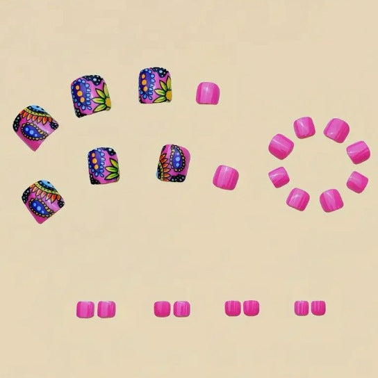 Dekorative Pediküre Nagelkunst Verbesserungen Karnz