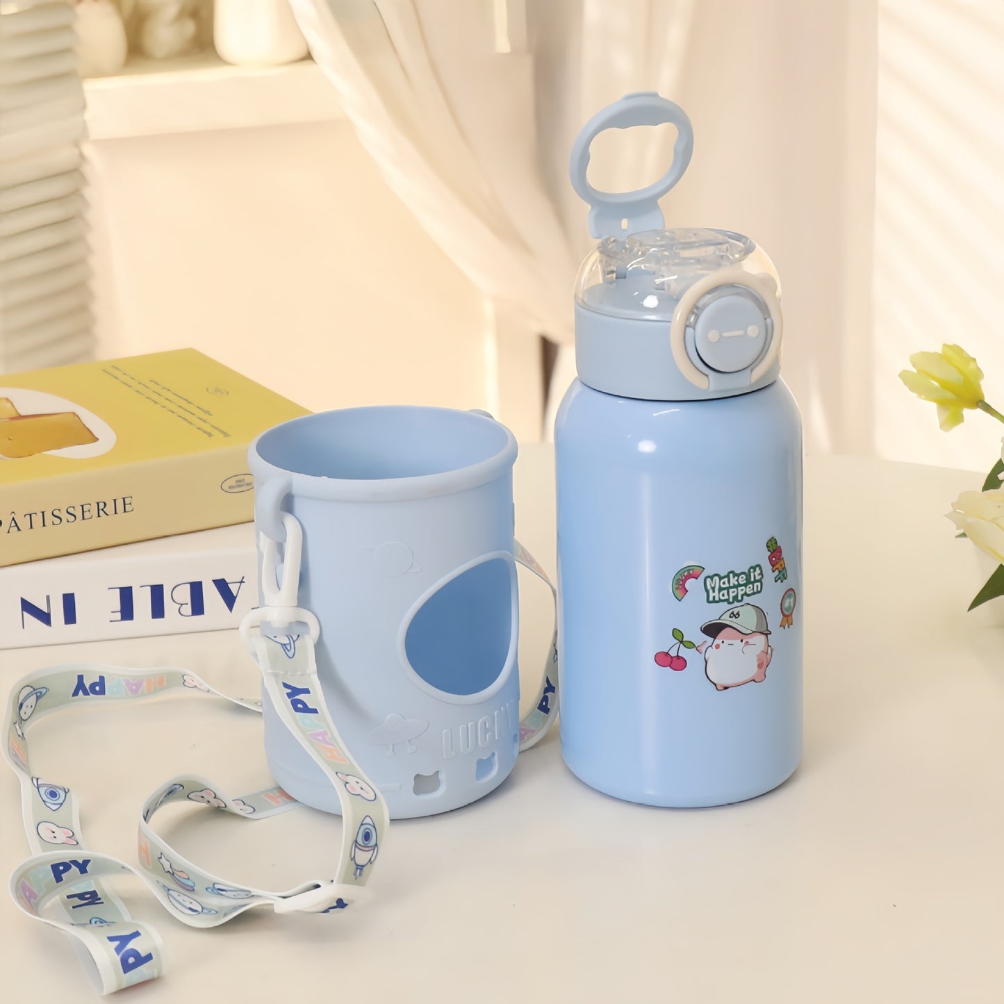 Damen Isolierte Trinkflasche mit kinderfreundlichem Design Karnz