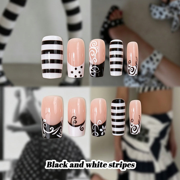 Chic stilisierte Press-On Nagelspitzen Karnz