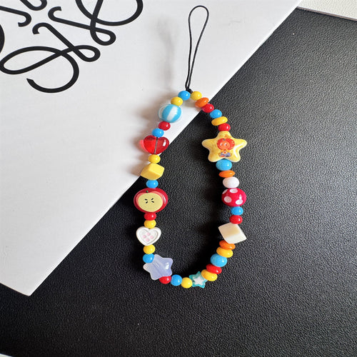 Funky Perlen Charm Lanyard Karnz