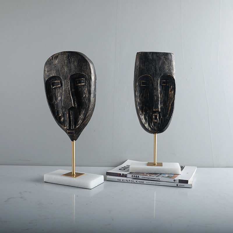 Dekorative Tribalmaske Skulptur