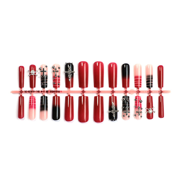 Gothic-Themed Press-On Nail Set Karnz
