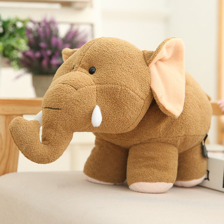 Plüsch-Hippo-Kuschel-Kissen mit gewichtetem Kern und ultra-weichem Mikrofleece-Bezug Karnz