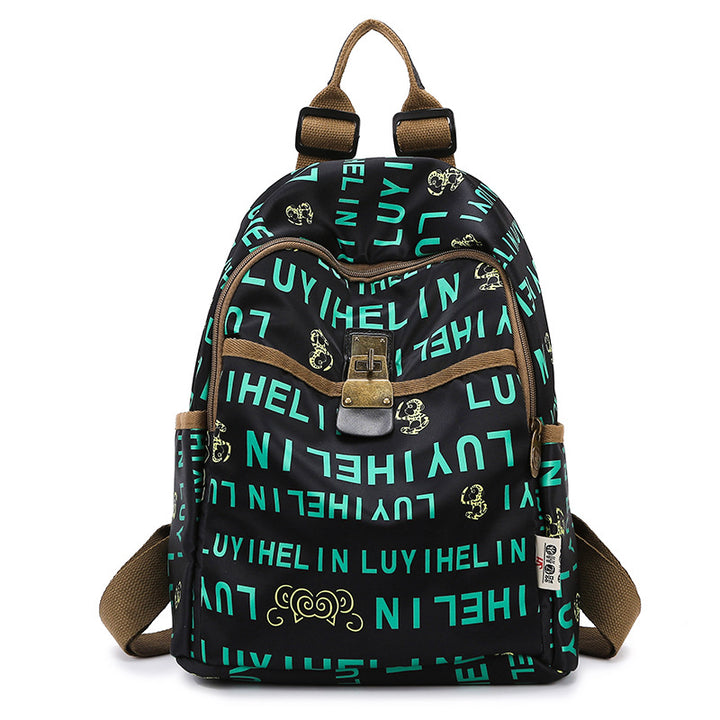 Blumenmuster Baumwollrucksack Karnz