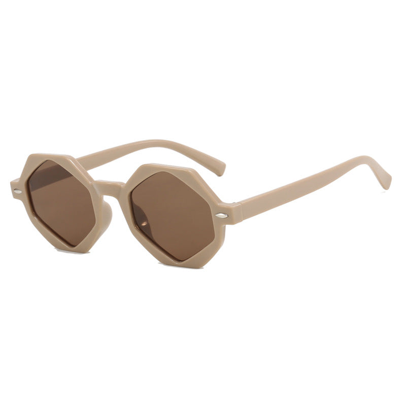 Damen trendige Sonnenbrille im modernen Achtkant-Design Karnz