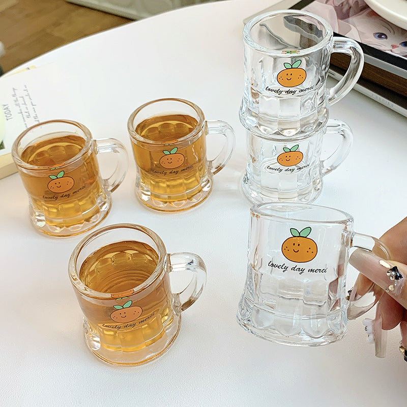 Keramiktassen Set mit Fröhlichem Orangendesign Karnz