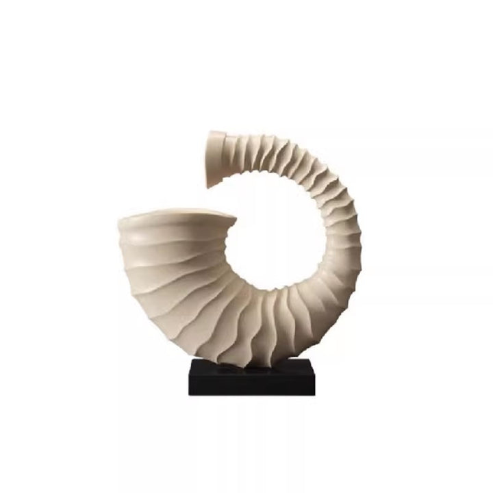 Abstrakte dekorative Spiral-Skulptur