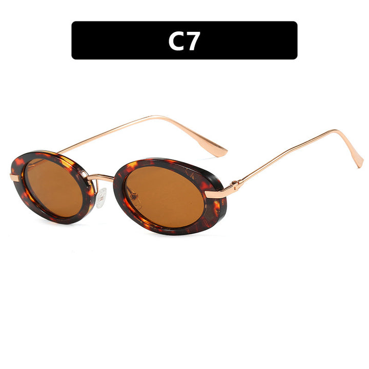 Damen modische Sonnenbrille im eleganten Ovaldesign Karnz