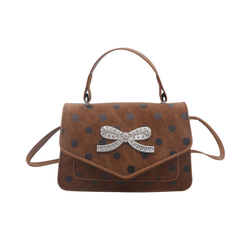WoElegant Polka Dot Handtasche Karnz