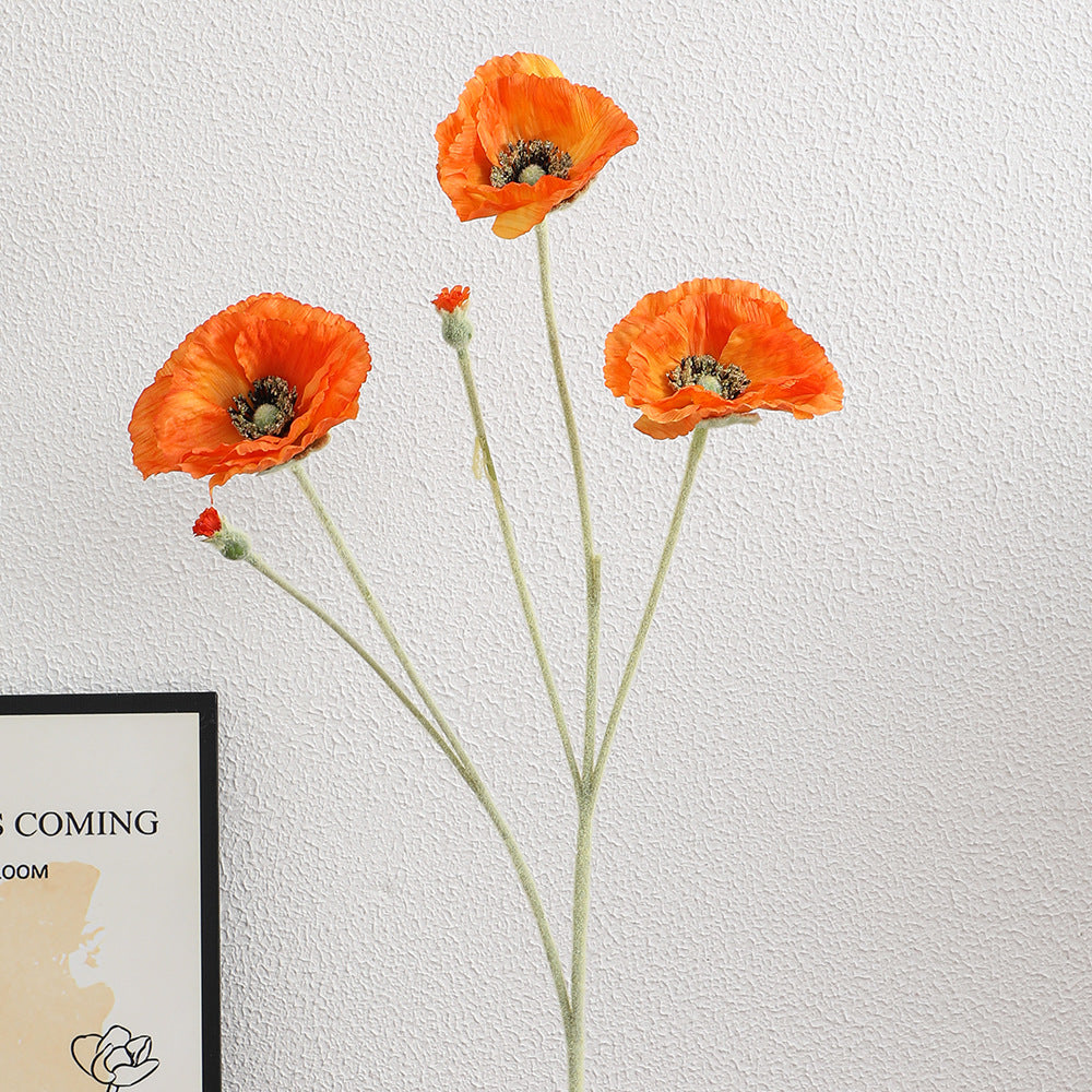 Künstlicher Romantischer Mohnblumenstrauß Karnz