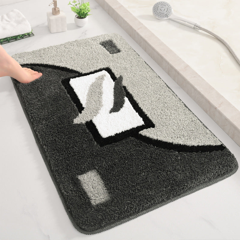 Abstraktes Muster Badteppich