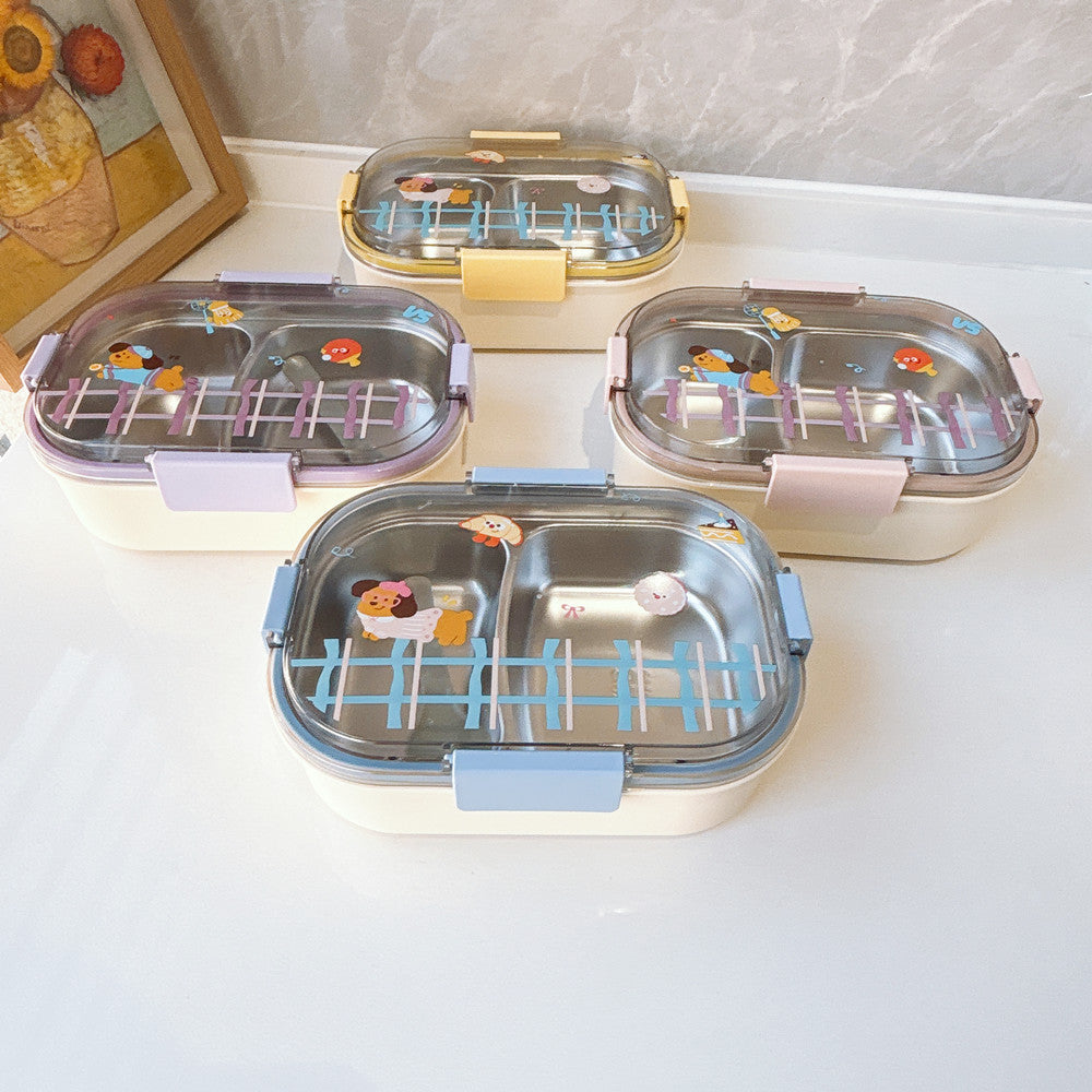 Spaß-Themen Doppelfach Lunchbox