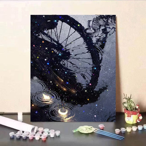DIY Starry Night Malen nach Zahlen Kit Karnz