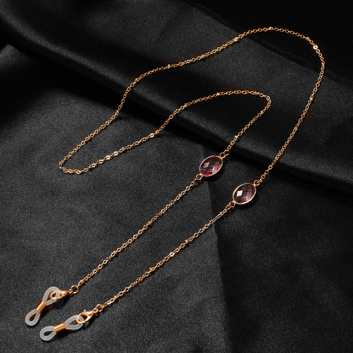 Eleganter mit Edelsteinen verzierter Brillenhalter Karnz