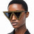 Damen trendige Sonnenbrille mit auffälligem Kettenrahmen Karnz