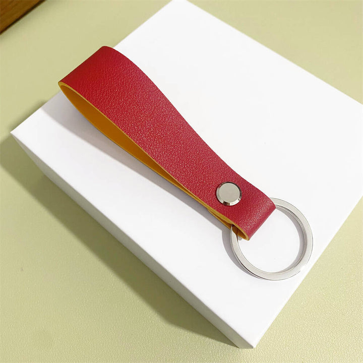 Premium Leder Schlüsselanhänger Halter Karnz