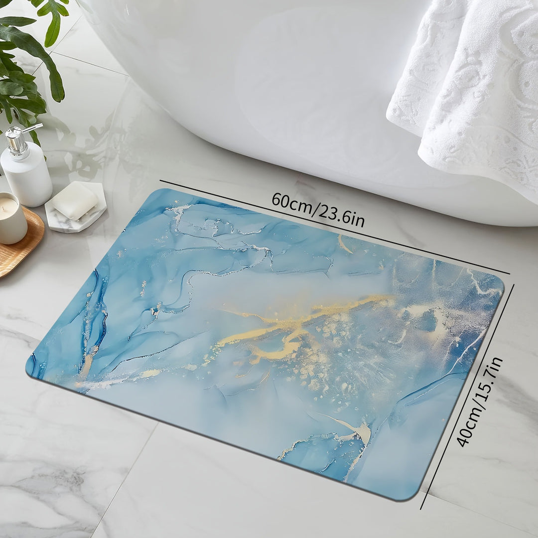 Luxuriöse Marmor Design Badematte