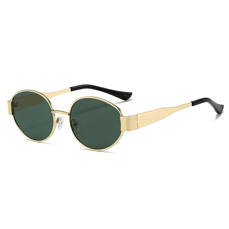 Damen Vintage Sonnenbrille im ovalen Design Karnz