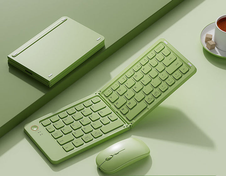 Faltbare Bluetooth-Tastatur und Maus Combo Karnz