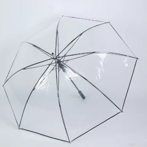 Damen Transparenter Schirm mit ergonomischem Griff Karnz