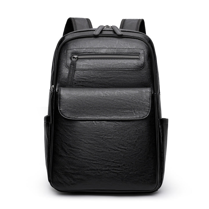 Ergonomischer Leder Laptop Rucksack